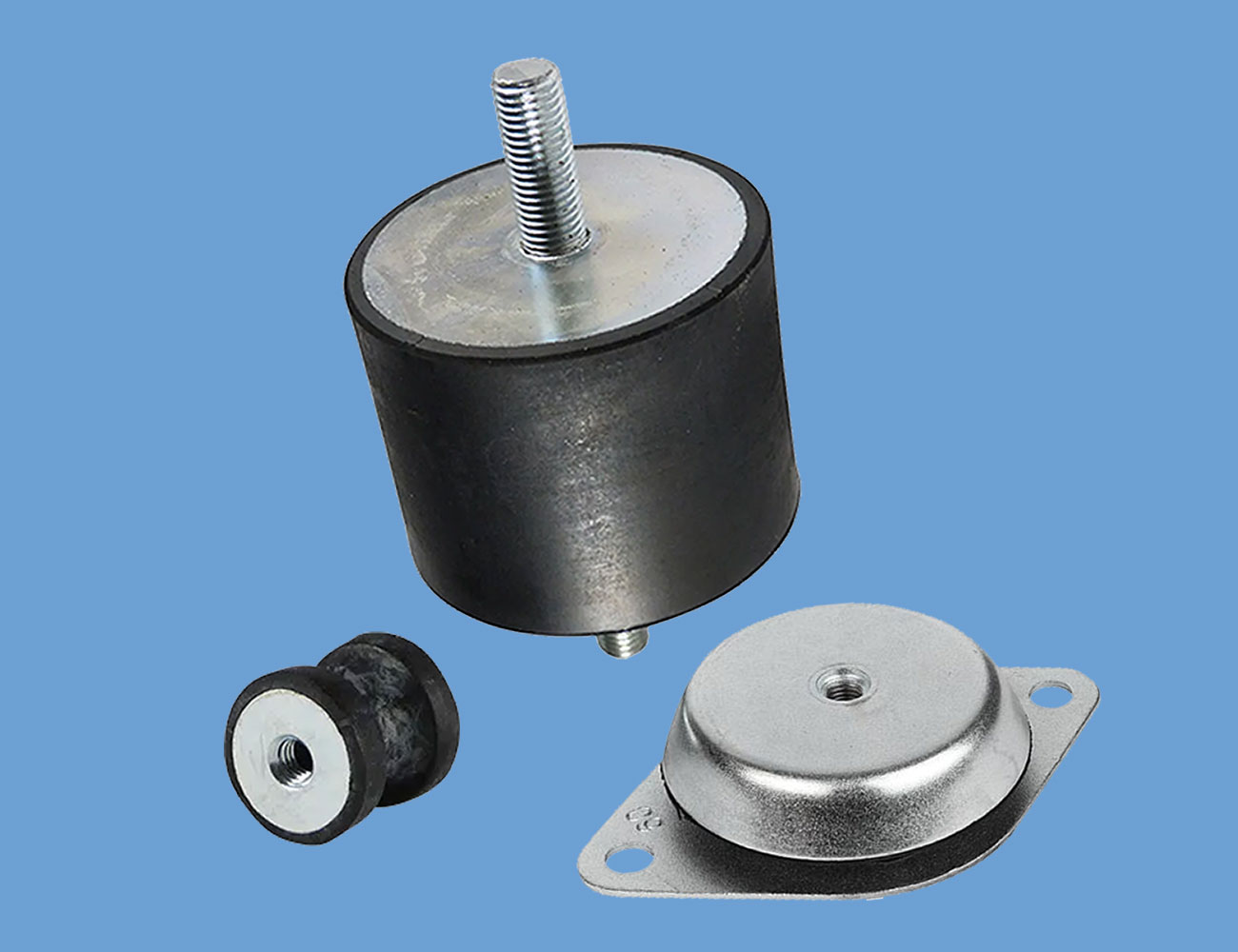 Anti vibration mounts and rubber bushings