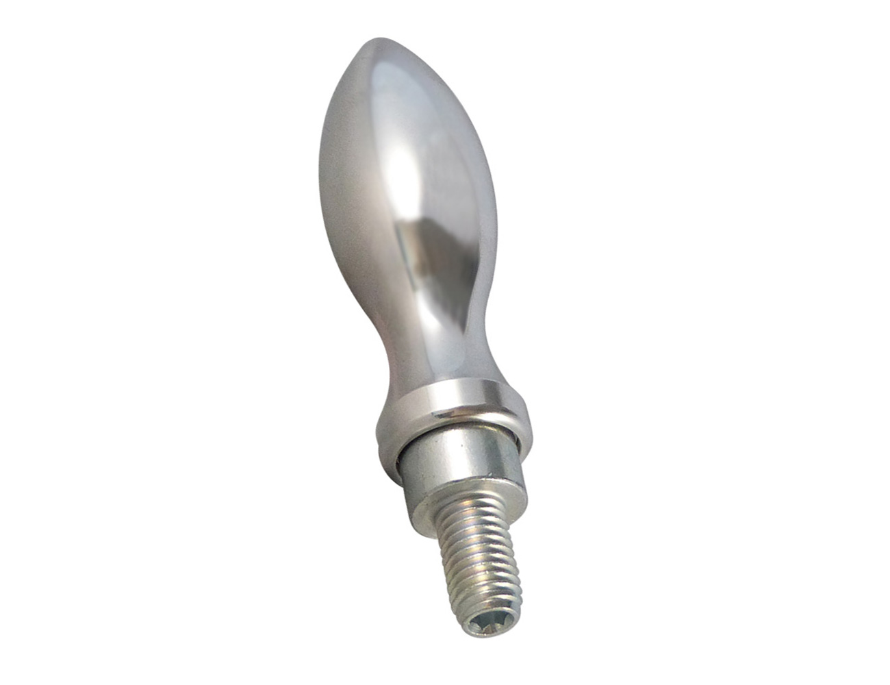 Contoured aluminium handles - DIN 98 - revolving
