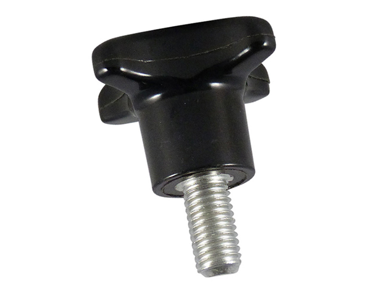 Bakelite 4-lobe knob - DIN 6335 – threaded stud
