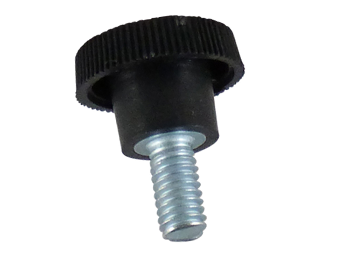 Knurled knob finely knurled - PA – threaded stud