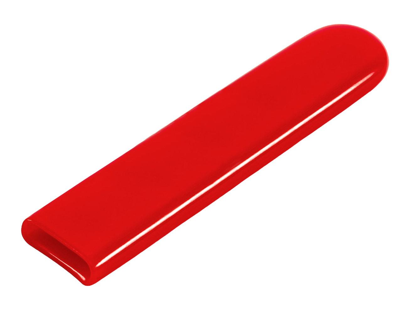Handle grips for flat bar - PVC - dip moulded - rounded end