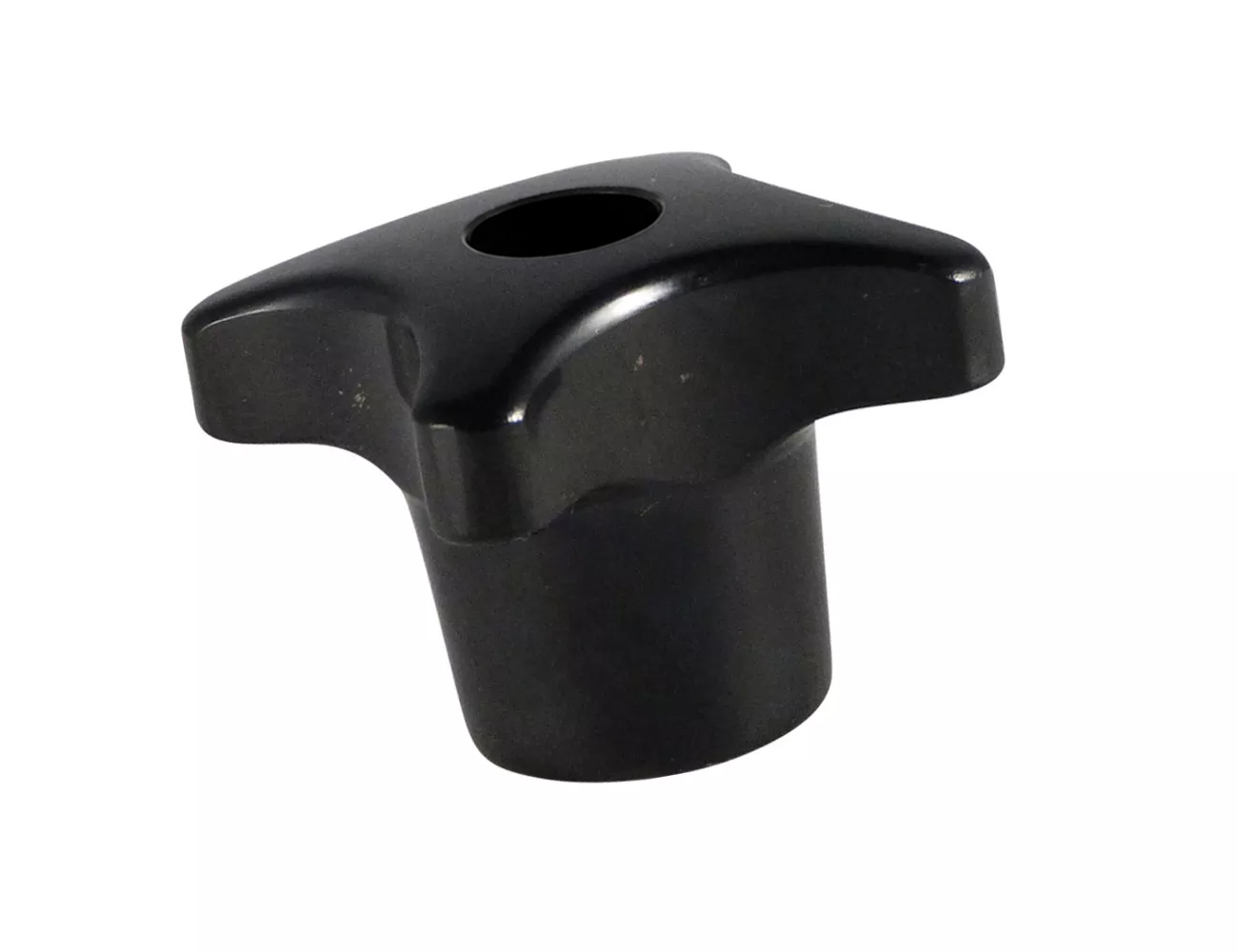 Bakelite 4-lobe knob – DIN 6335 – tapped clearance hole