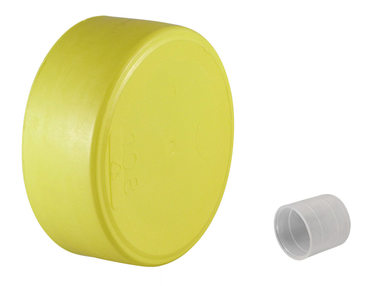 Protective caps for external threads and tube ends