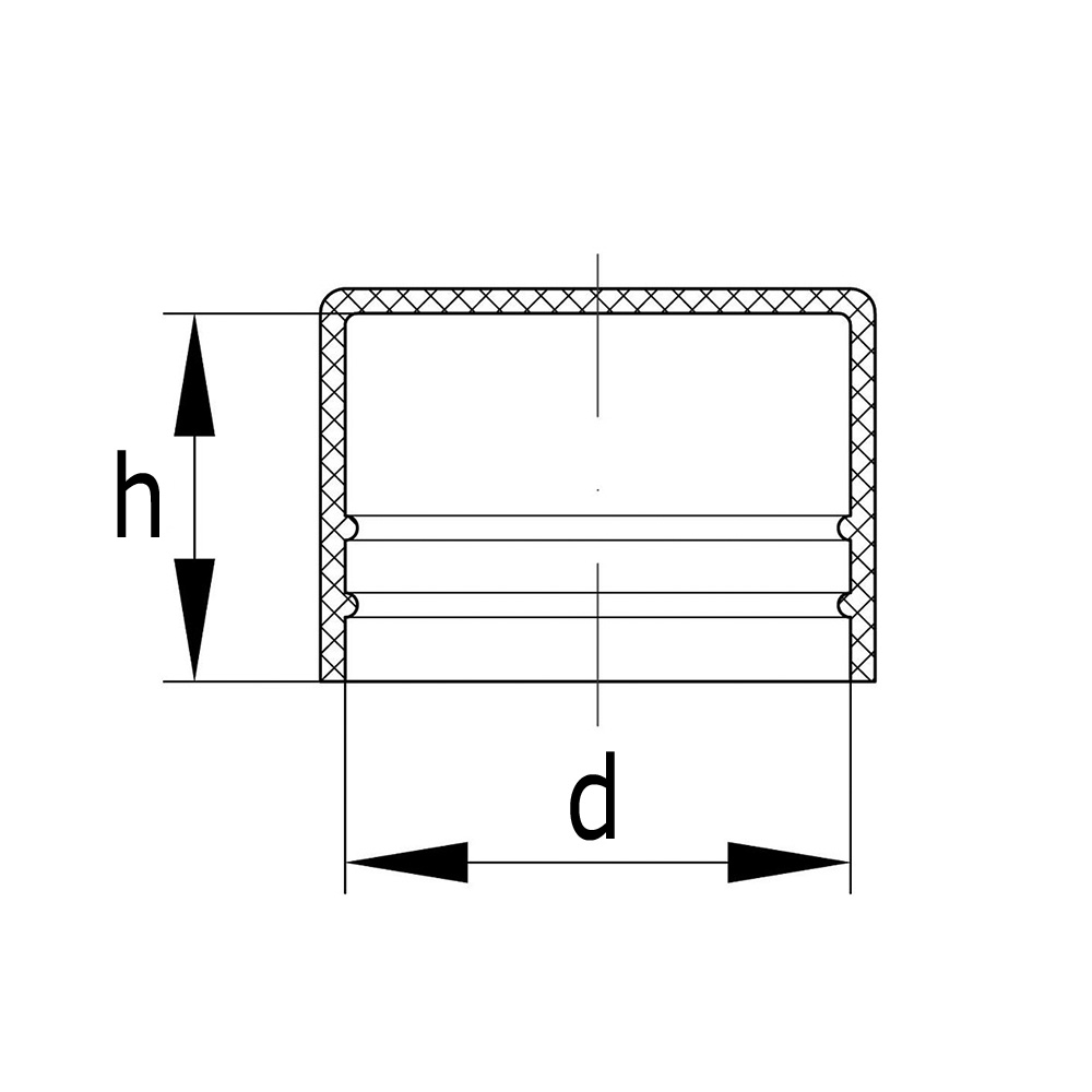 Protective caps for external threads and tube ends - verpas