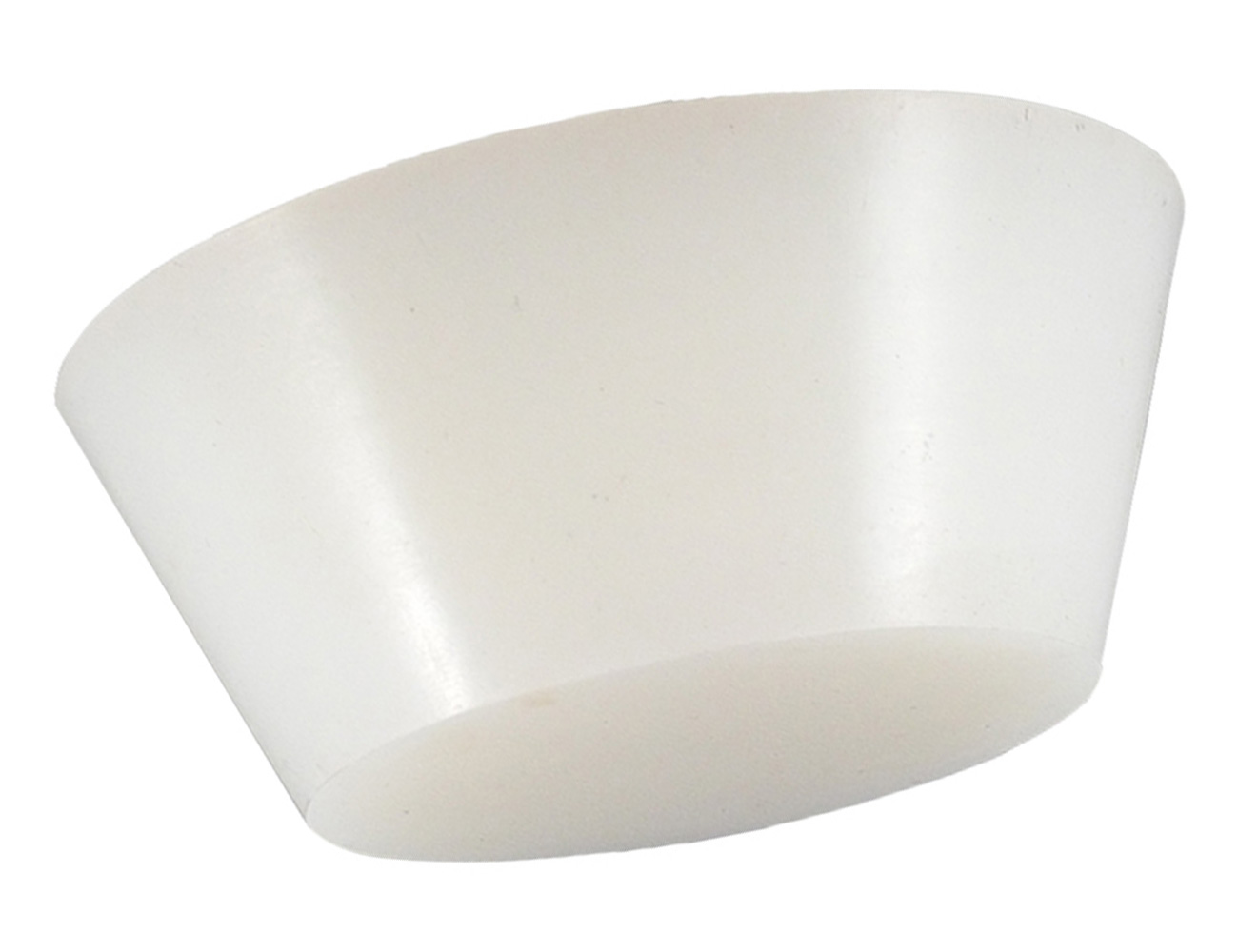 Silicone rubber tapered plug