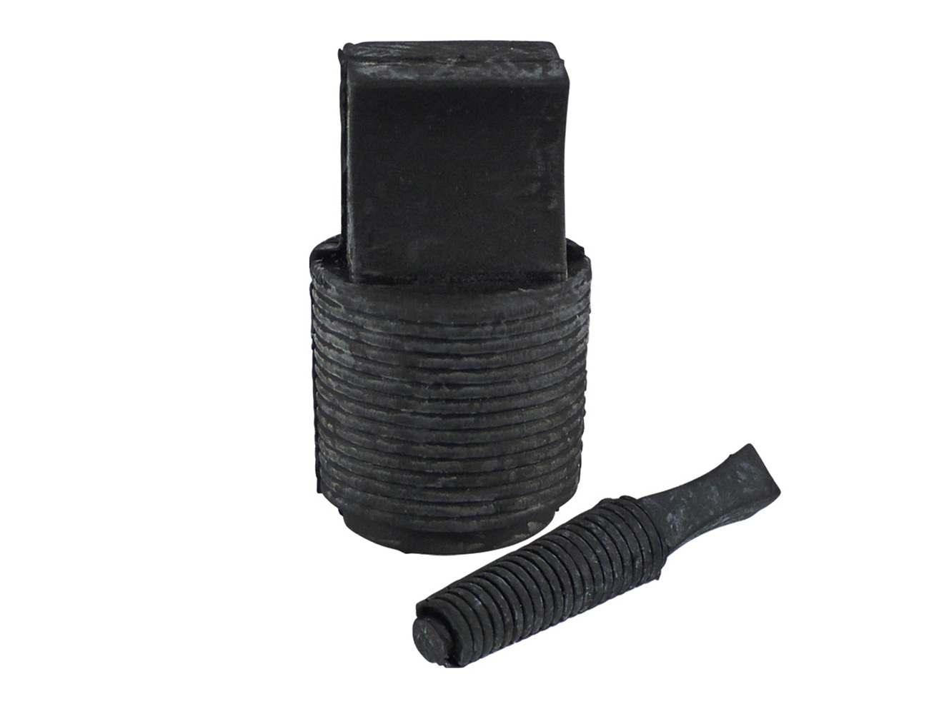 Conical flangeless pull plugs with handle – EPDM