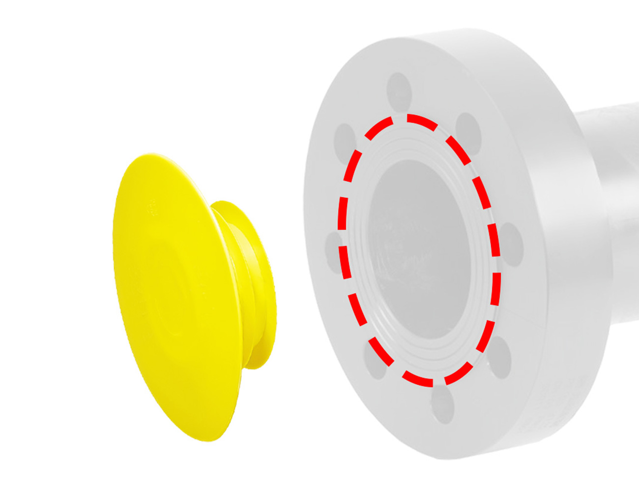 Flange face protectors RF FF - push-in