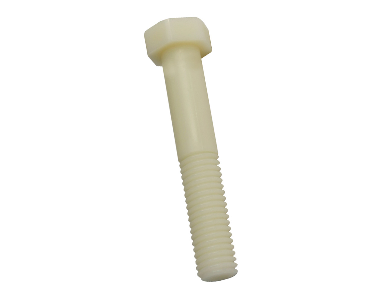 Plastic hexagon head set screw with shank – DIN 931