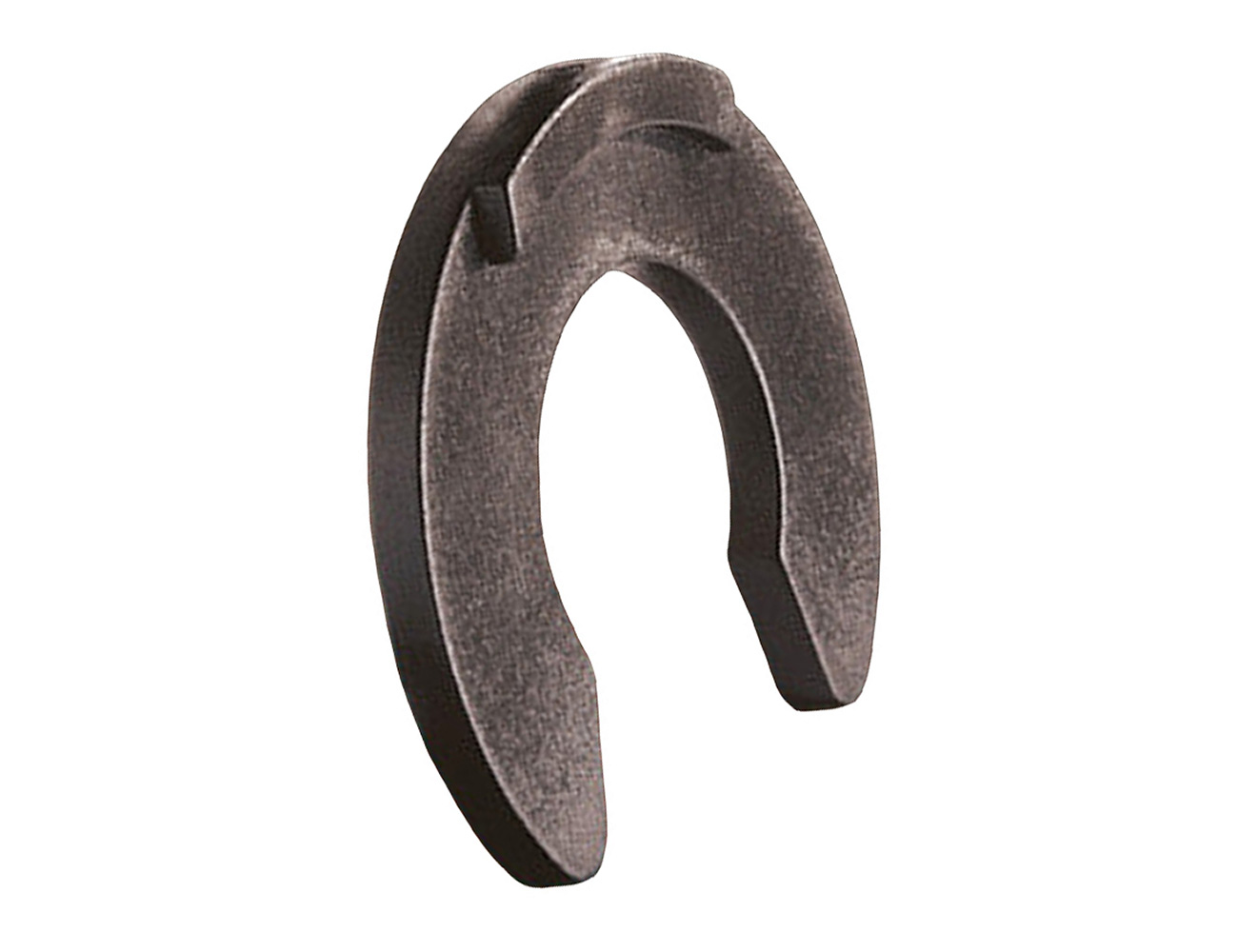 Shaft retaining ring with lip - Plastic