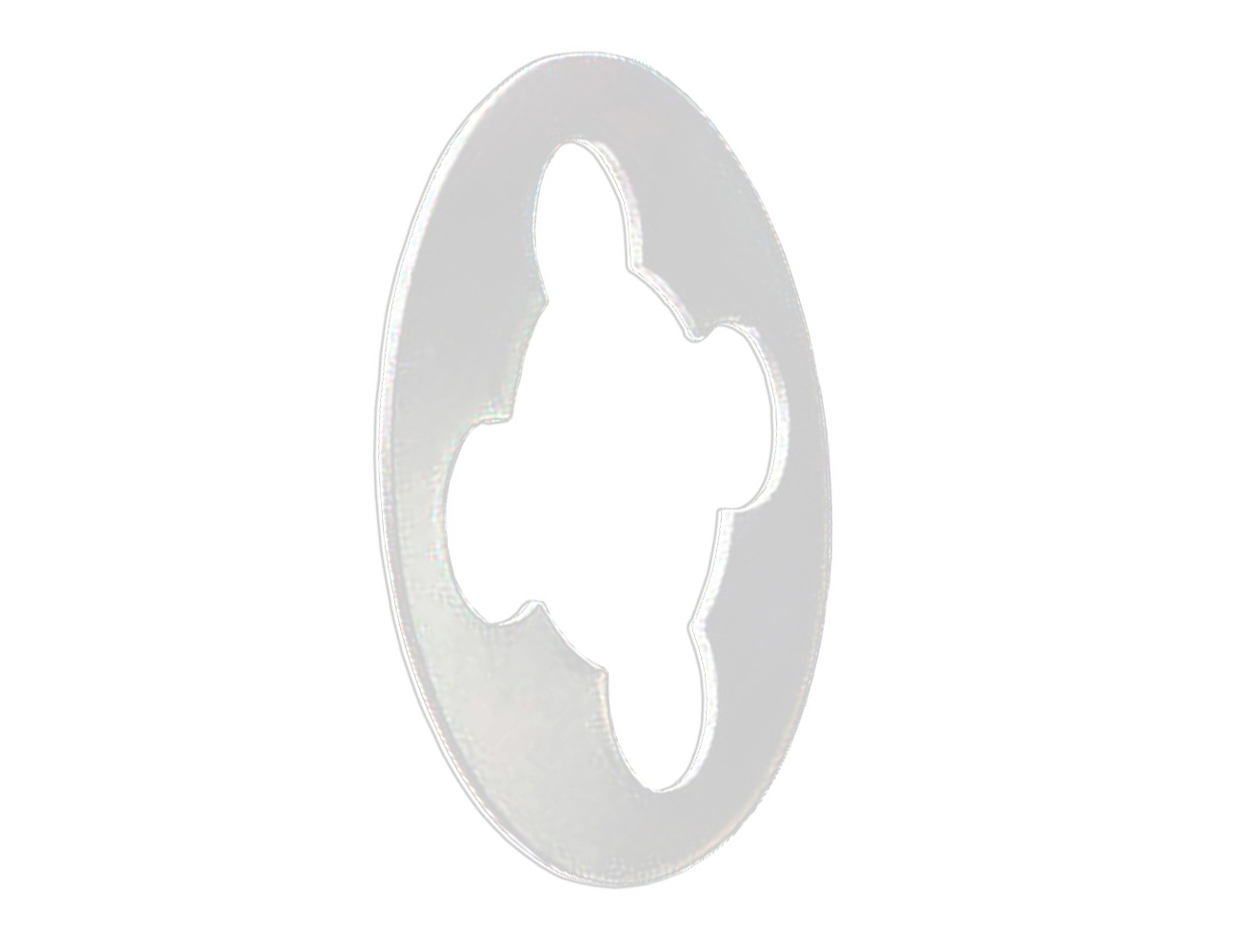 Anti-loss washer flat - plastic