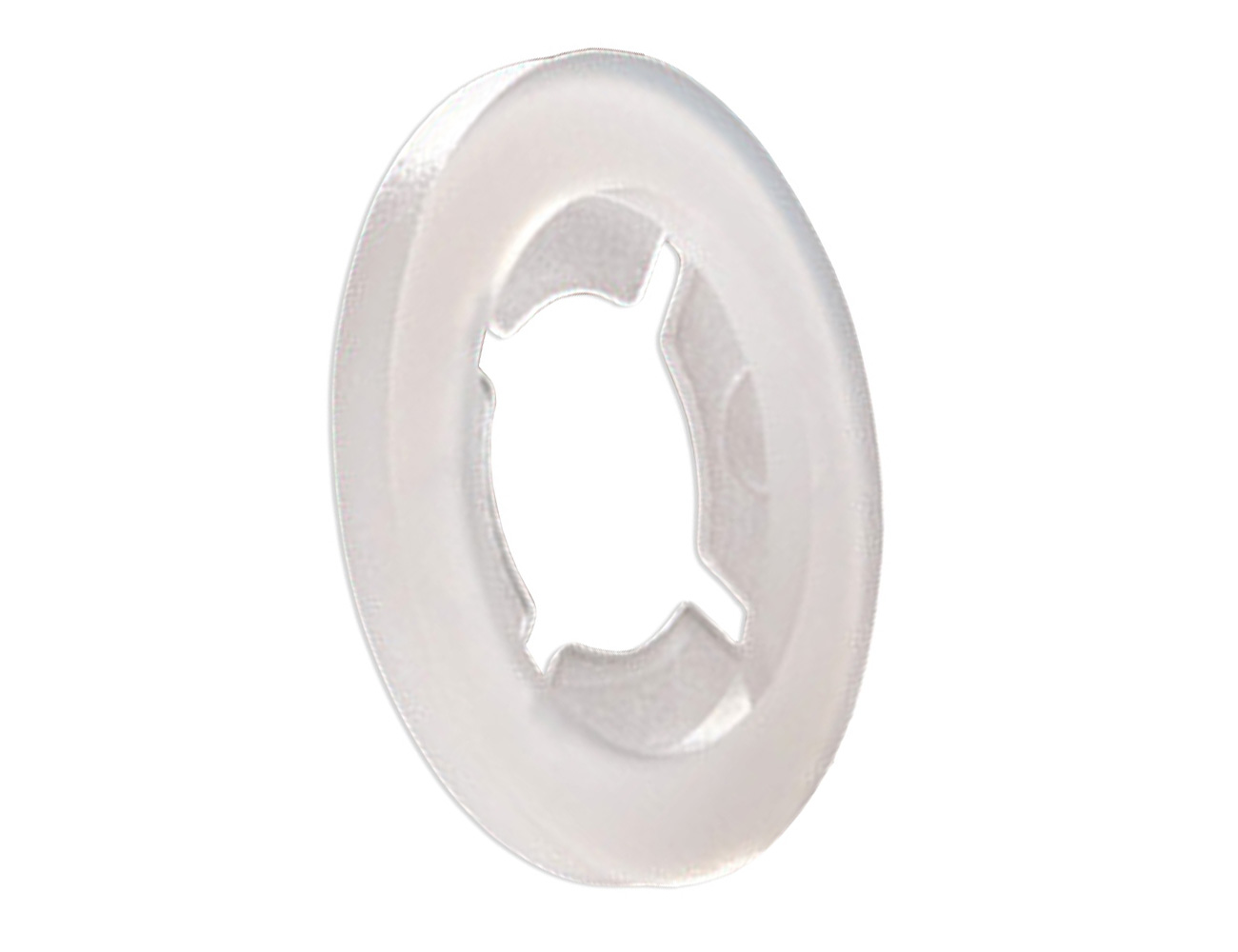 Anti-loss washer with 4 ridges - plastic