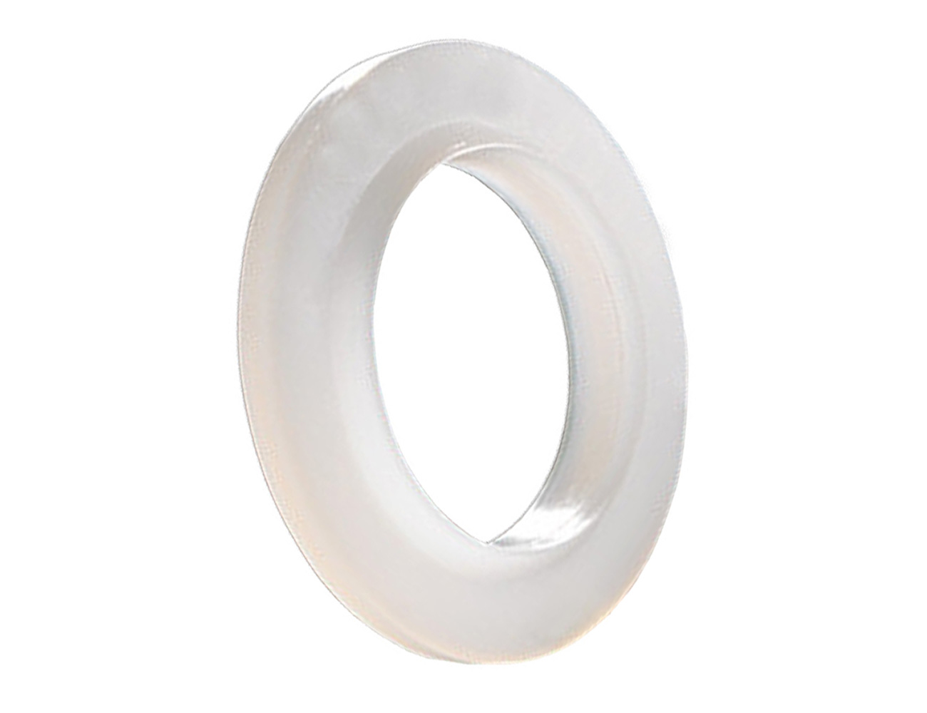 Plastic locking and sealing washer