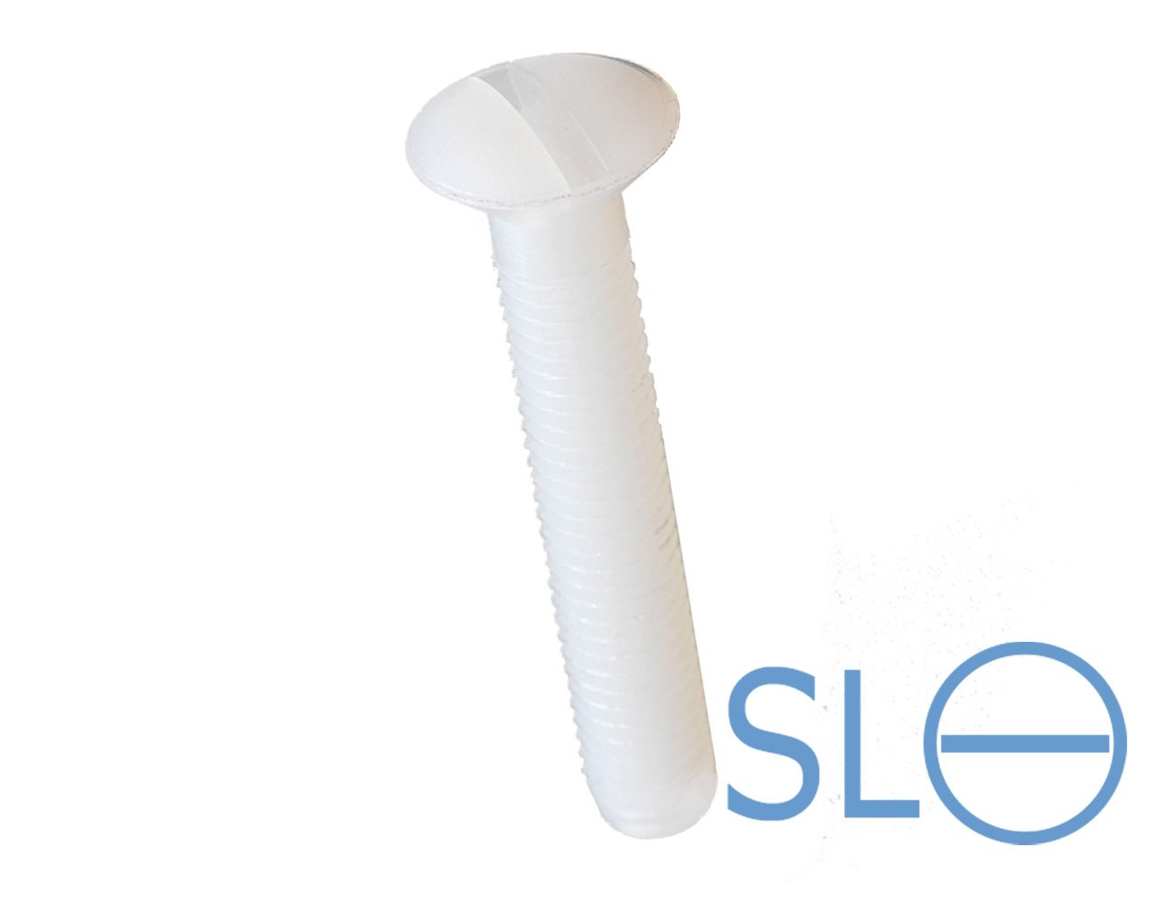 Slotted raised countersunk head screw – DIN 964 - plastic
