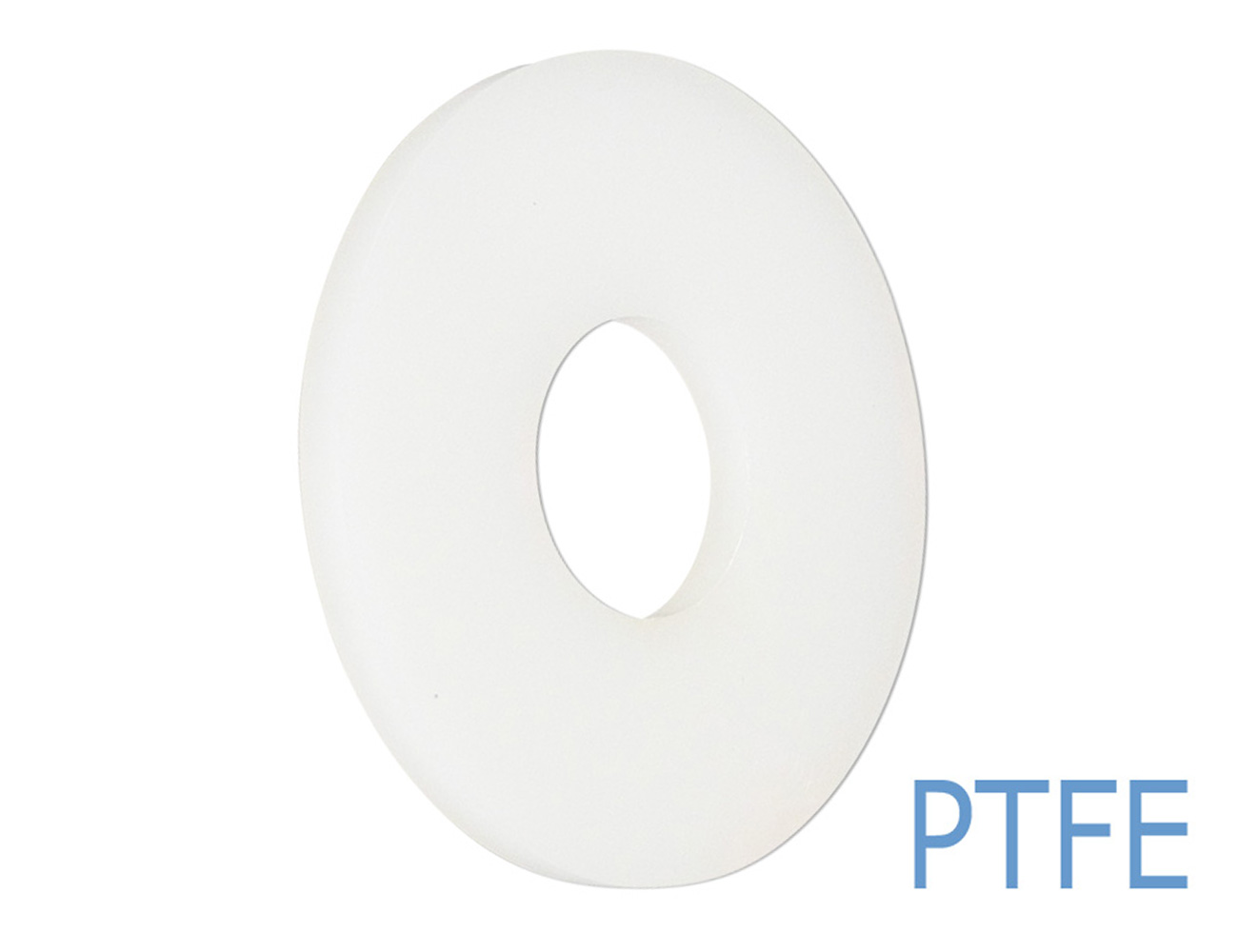 Washer Teflon DIN 9021 M5 15 X 1,2 X 5,3 White
