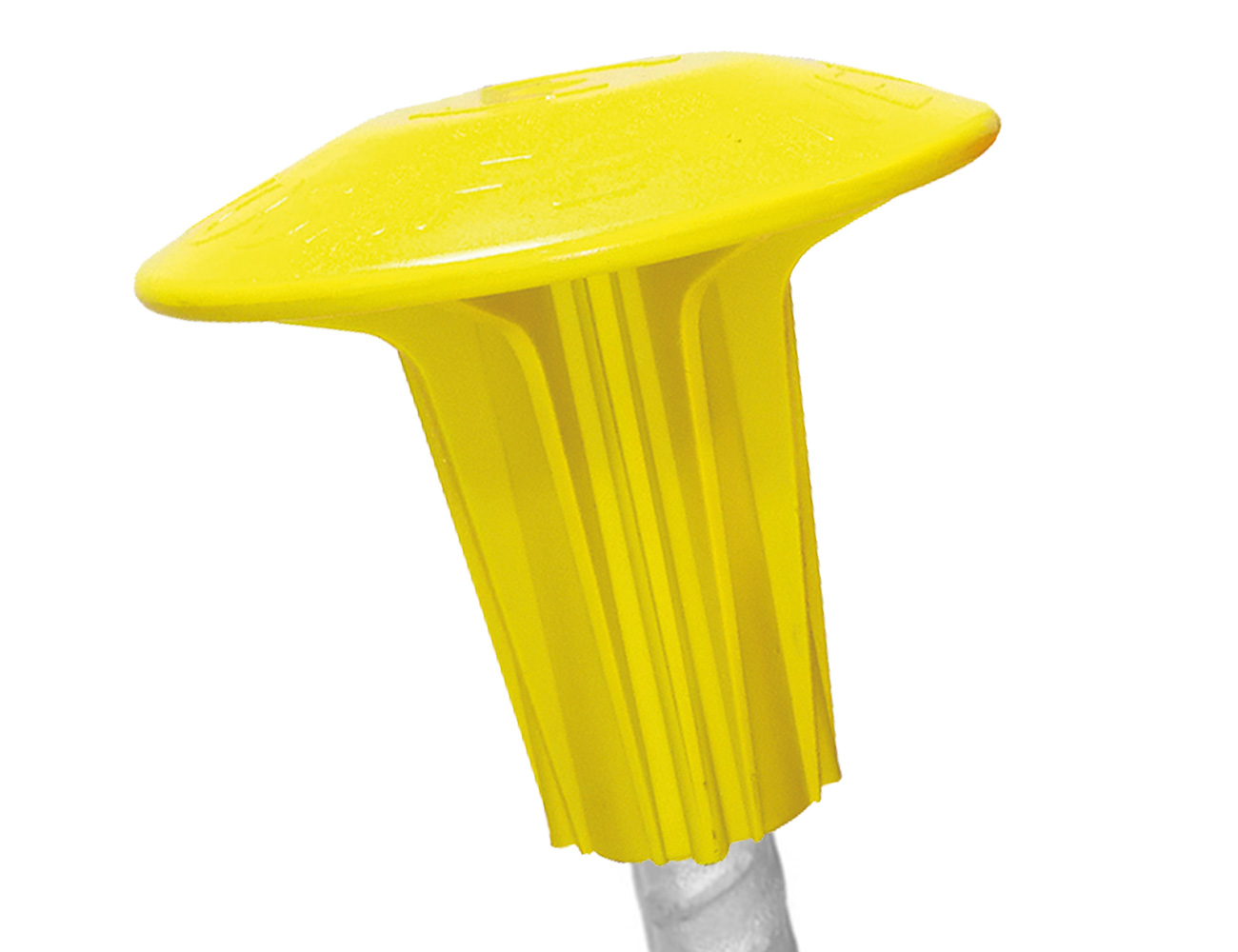 Rebar signal and impalement cap