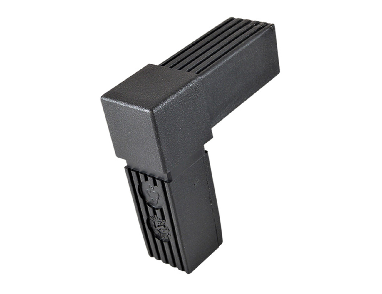 Tube connectors two-piece design 2D2 - corner connector