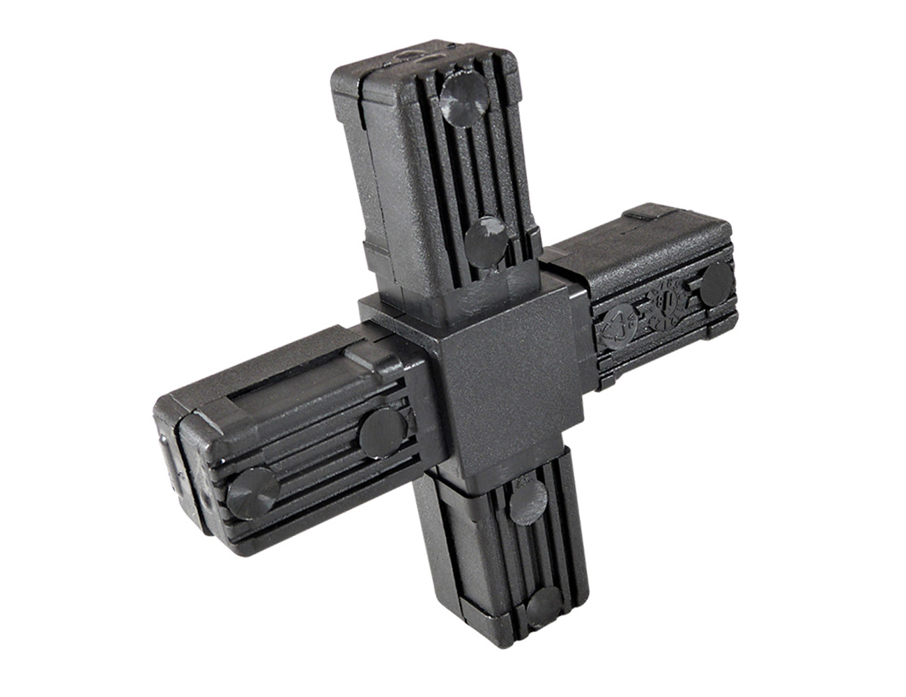 Tube connectors two-piece design 2D4 - crosspiece