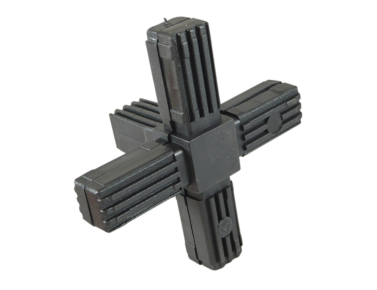 Tube connectors two-piece design 3D5 - multi-dimensional crosspiece