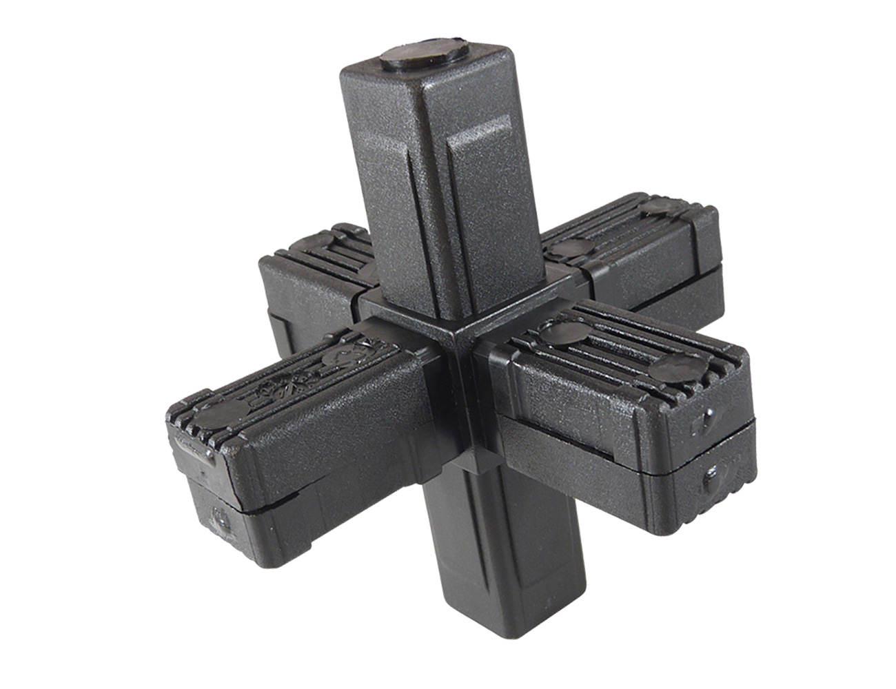 Tube connectors two-piece design 3D6 - star connector