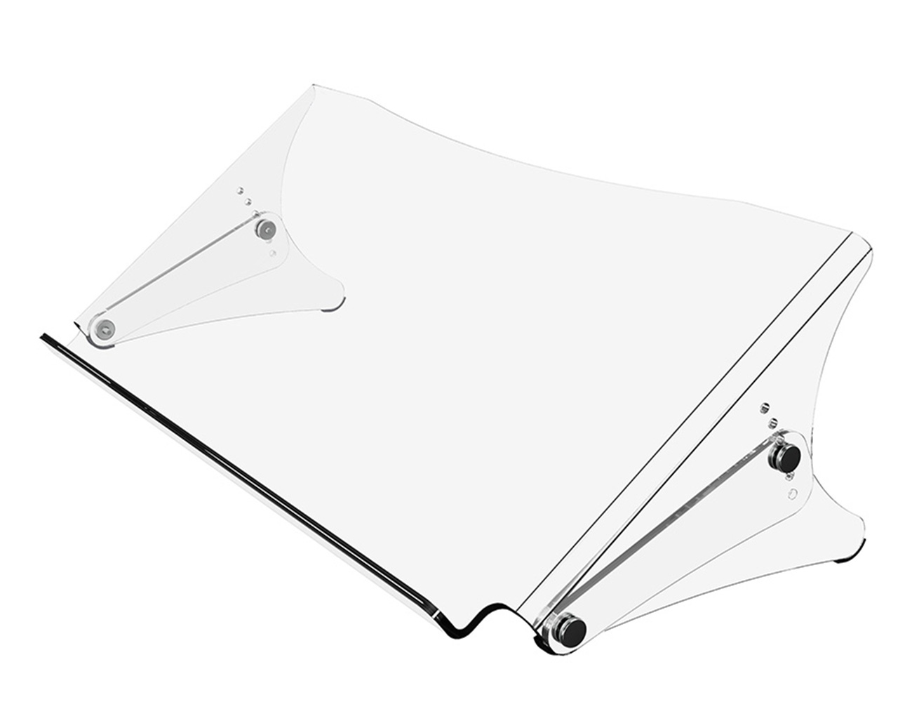 Documentholder adjustable - Acrylic - transparent