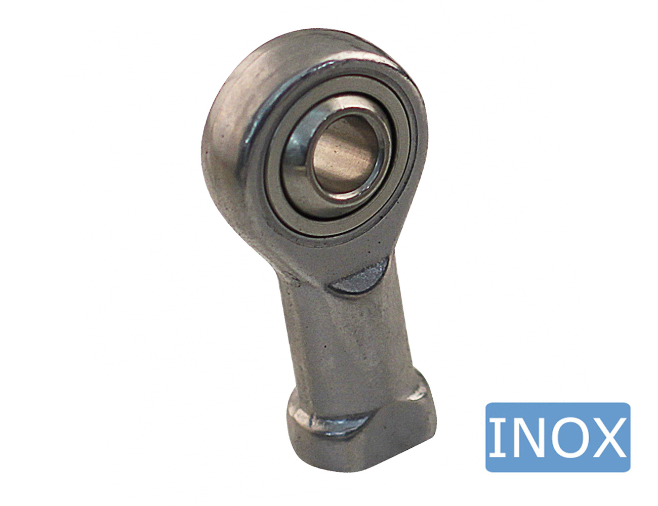 Swivel eye rose joint - female - stainless steel