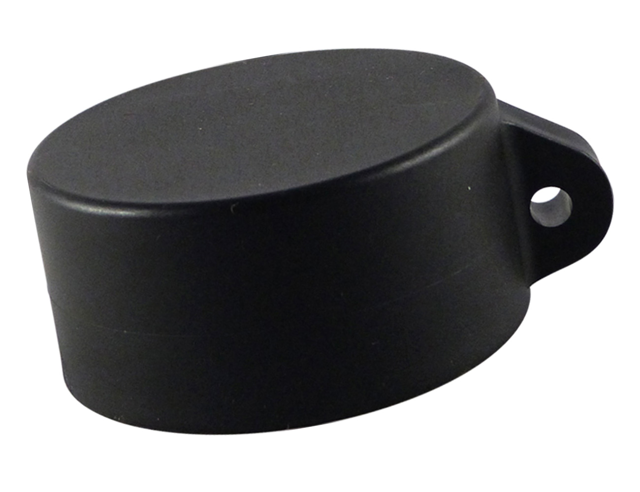 Round post cap with Eyelet