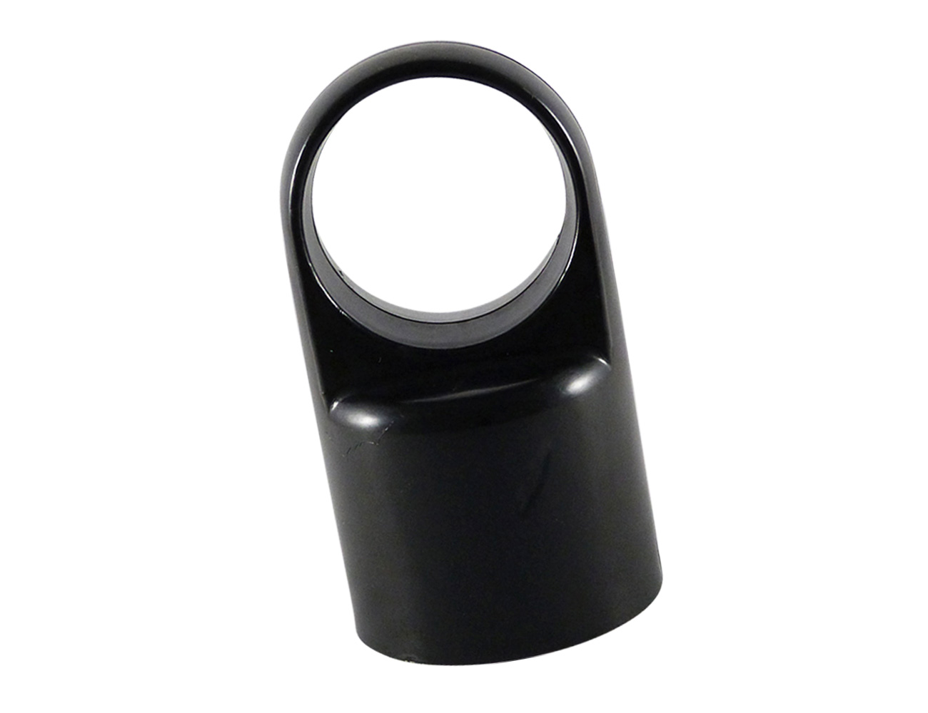 Fence post cap with loop