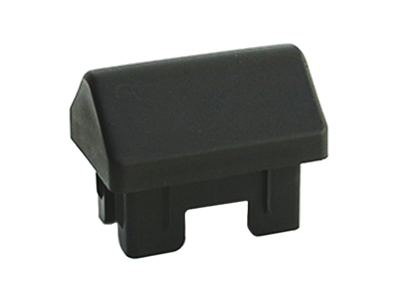 High domed rectangular post cap – plastic