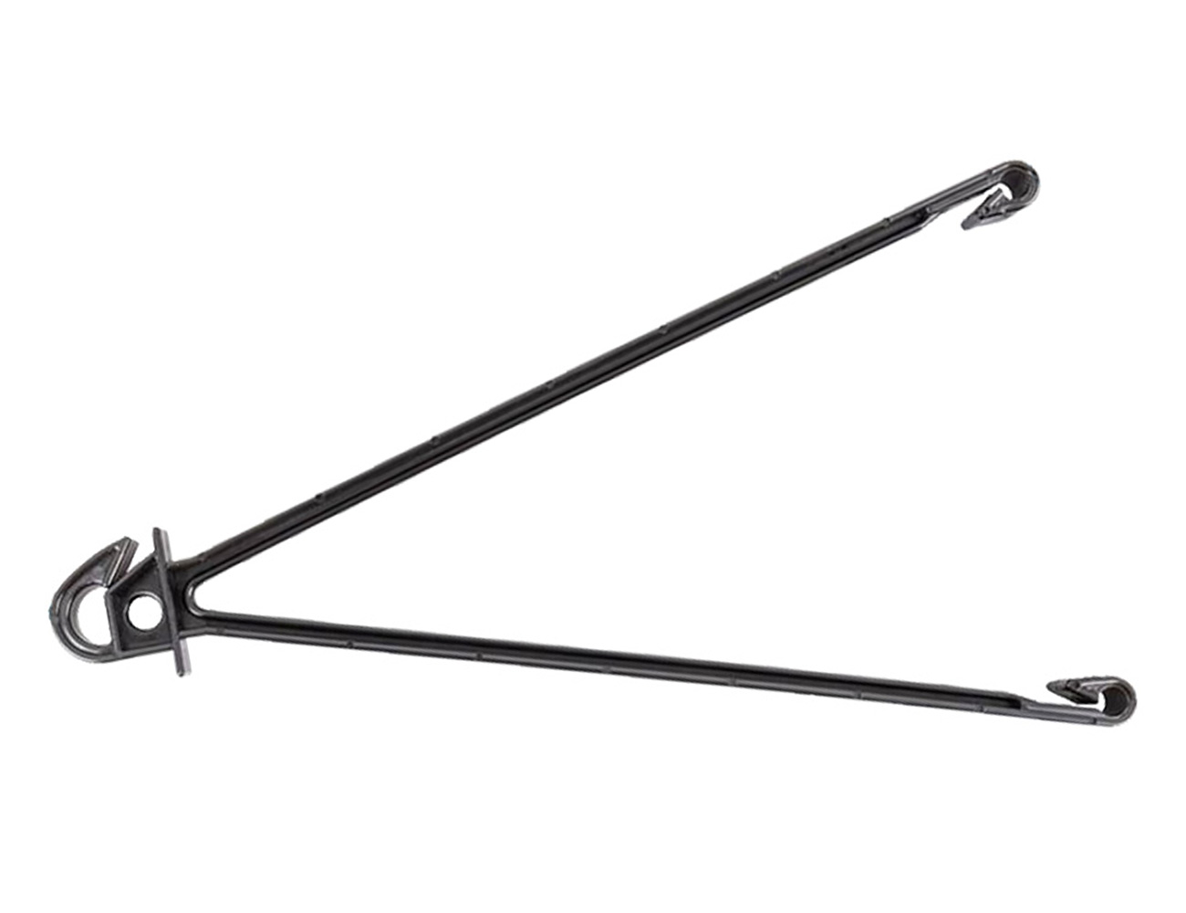 Stand off insulator for wire mesh panels and wire fences