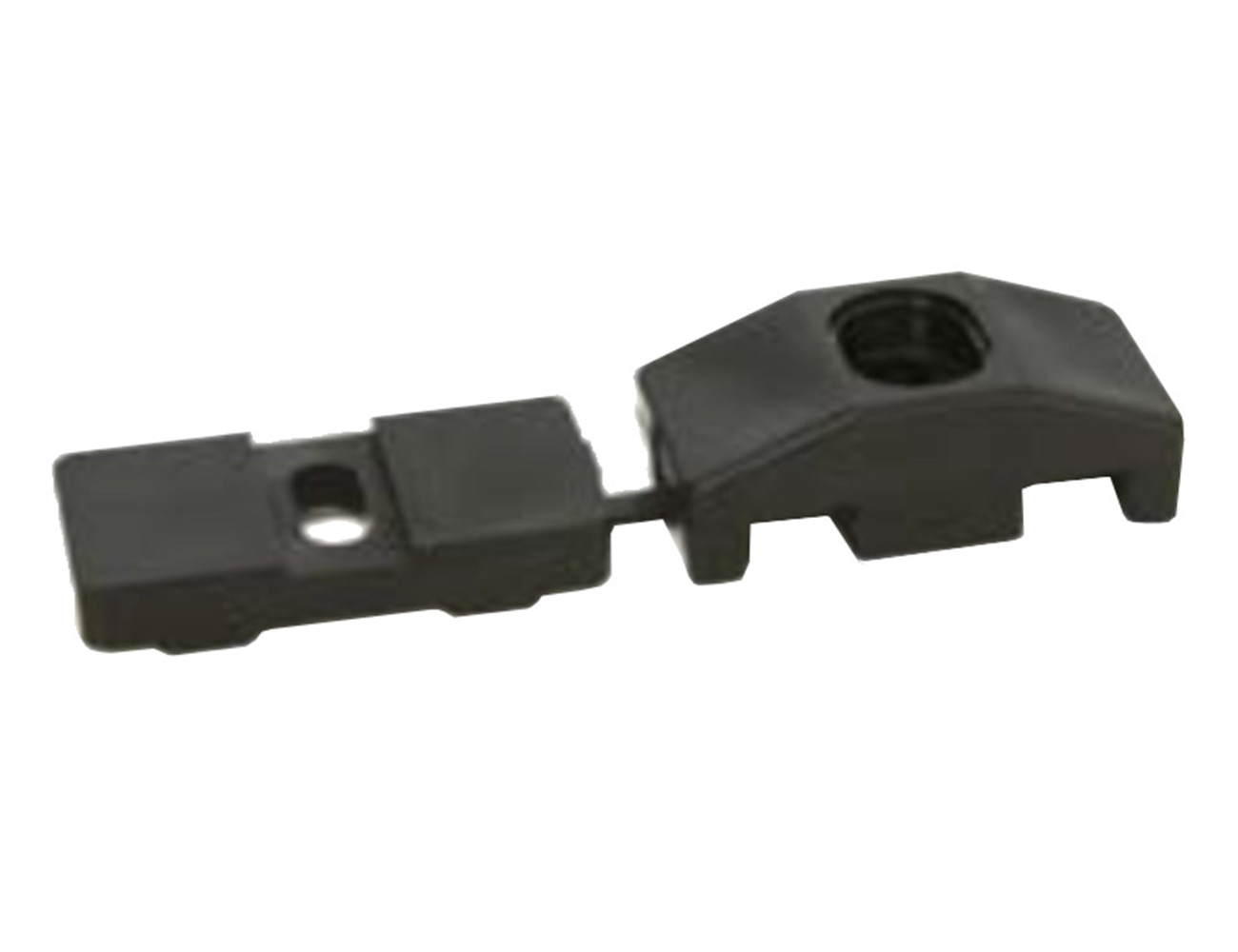 Mesh fencing clips with backplate