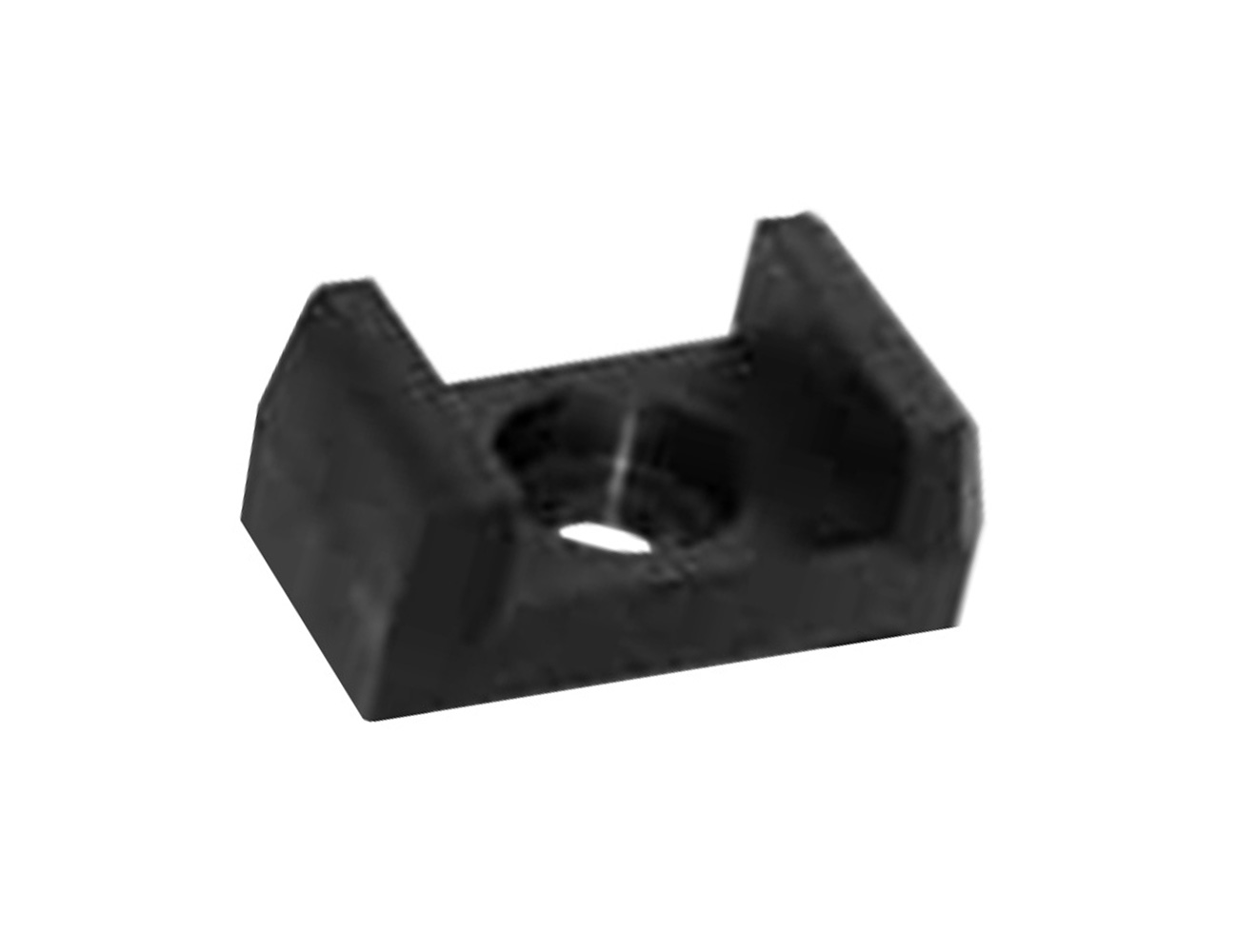 Mesh fencing clips without positioning legs