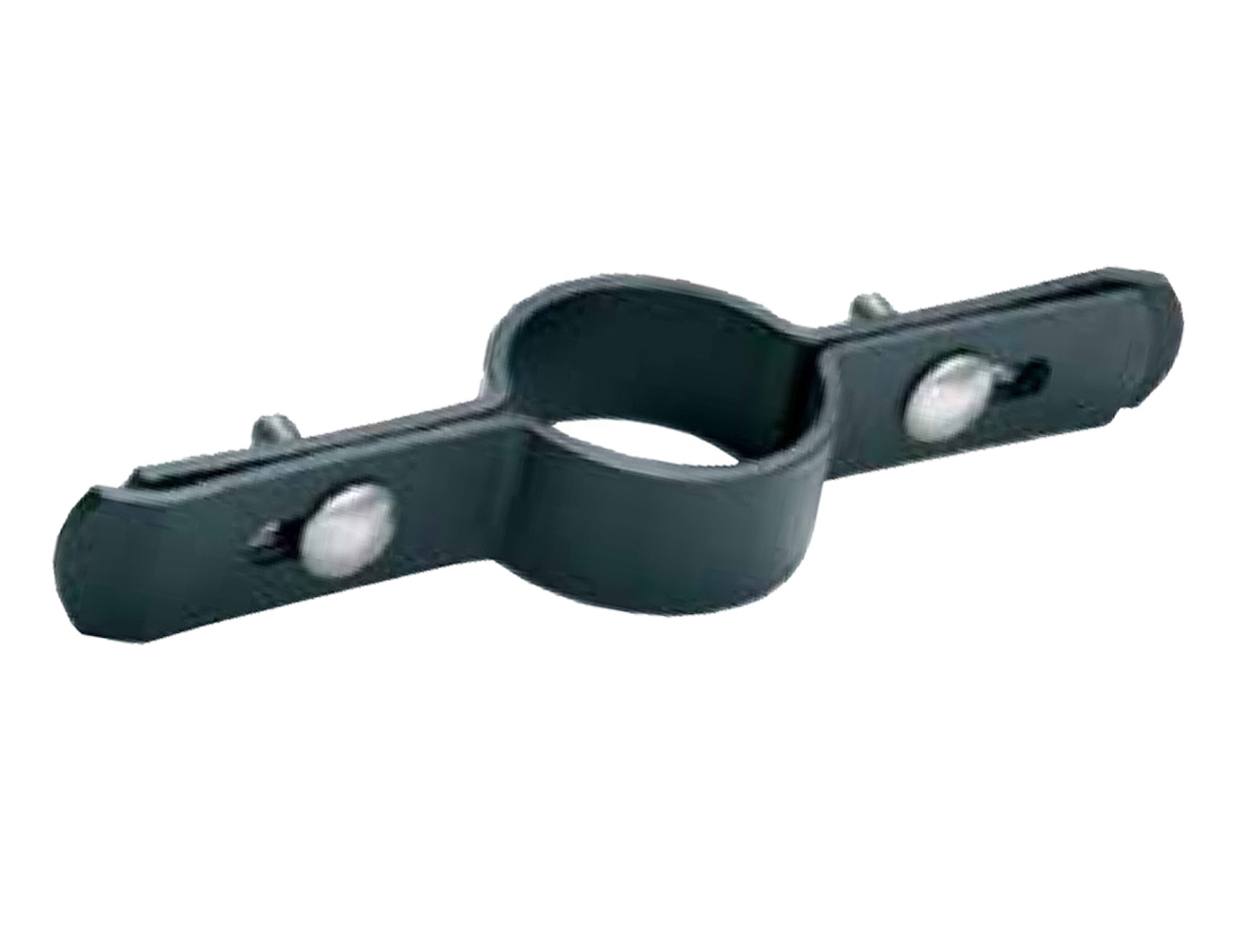 Middle clamps for fencing posts - plastic - round