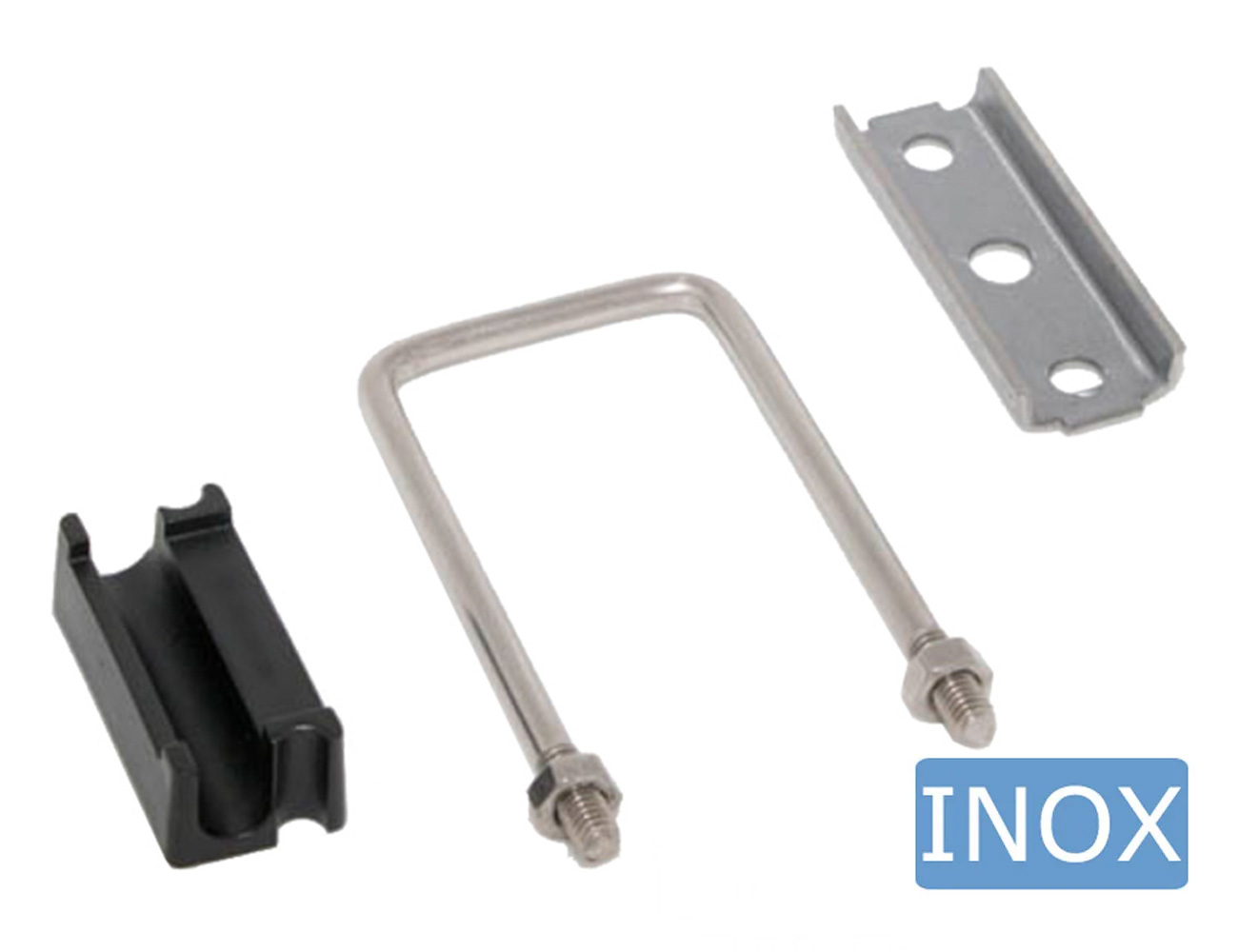 U-Bolt square stainless steel – Twin Mesh panels - 1