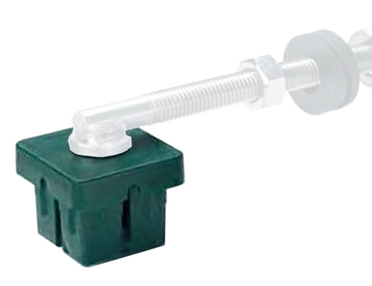 Plugs for garden gate hinges – with edge cover