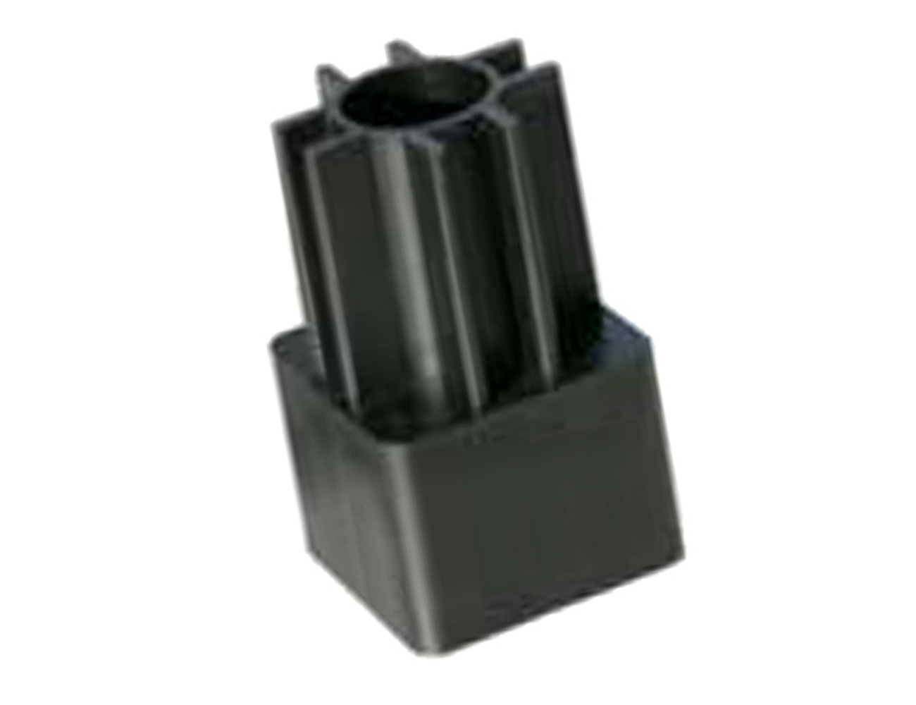 Guide insert or ground catcher for fencing drop bolts