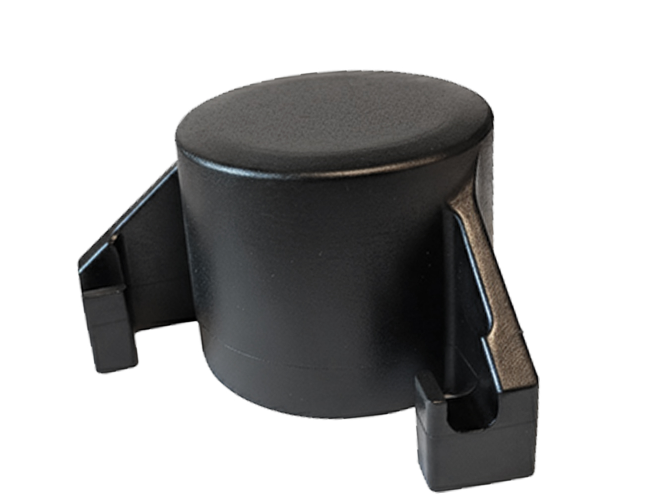 Post caps Ø60mm - corner piece 90° with hooks for security mesh fencing - extra strong - green