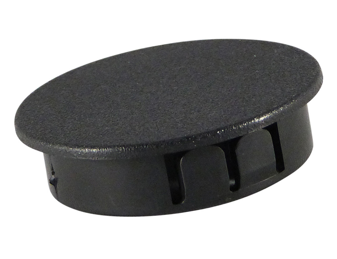 Locking hole plug for panels – demountable