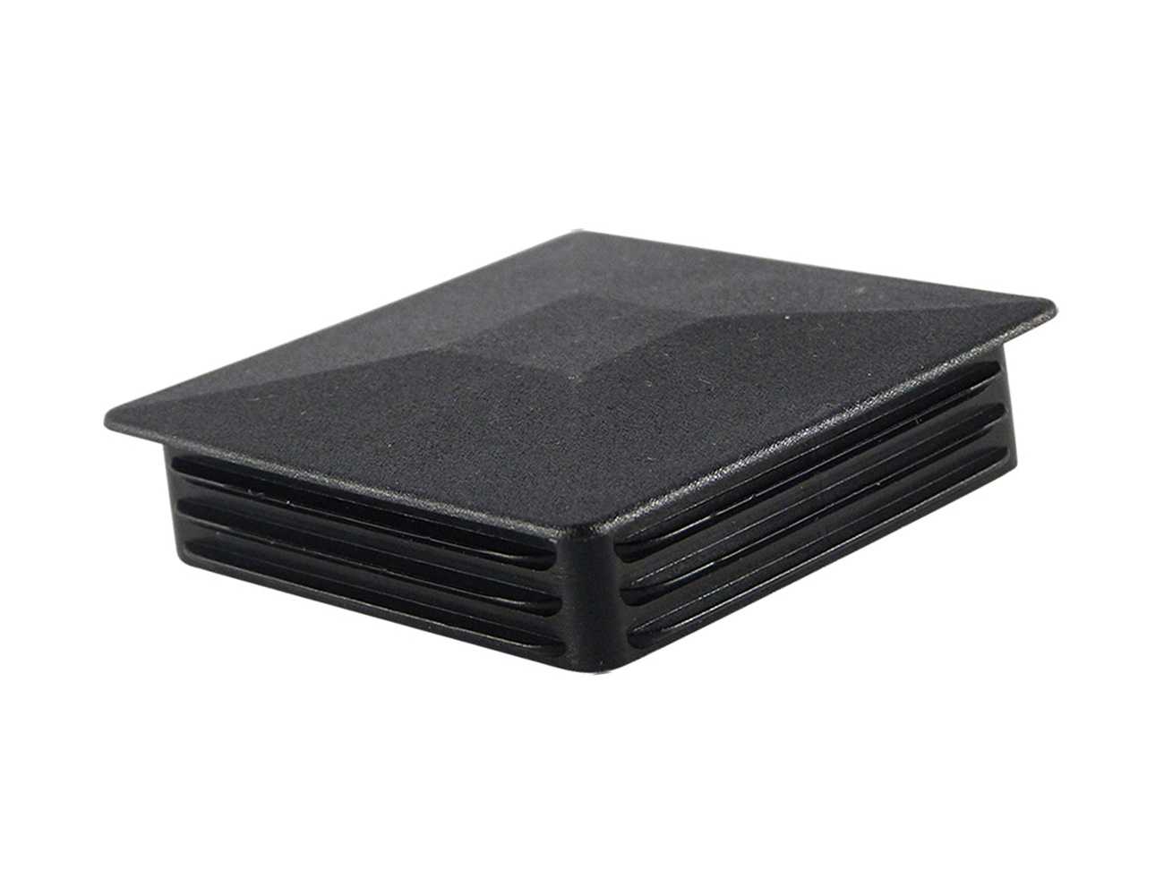 Square domed end cap inserts - finishing plug