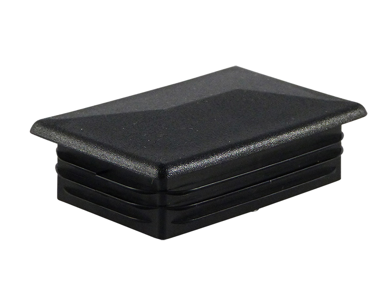 Rectangular domed end cap inserts - finishing plug