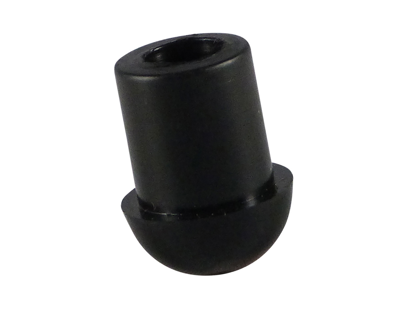 End cap inserts without ribbing - domed head - heavy-duty quality - for round tube