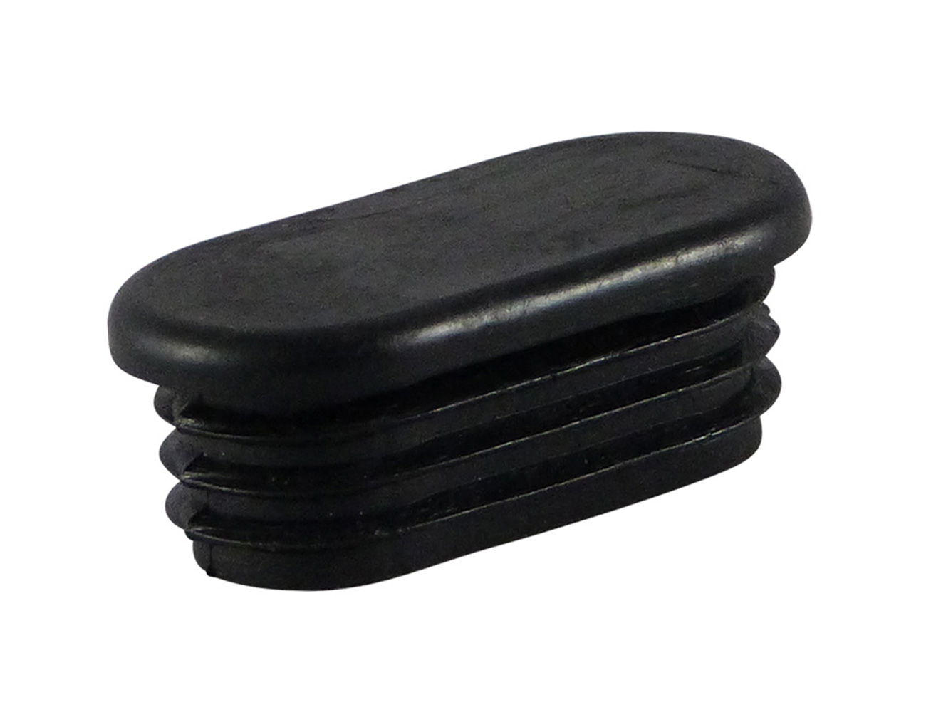 End cap inserts for flat oval tube