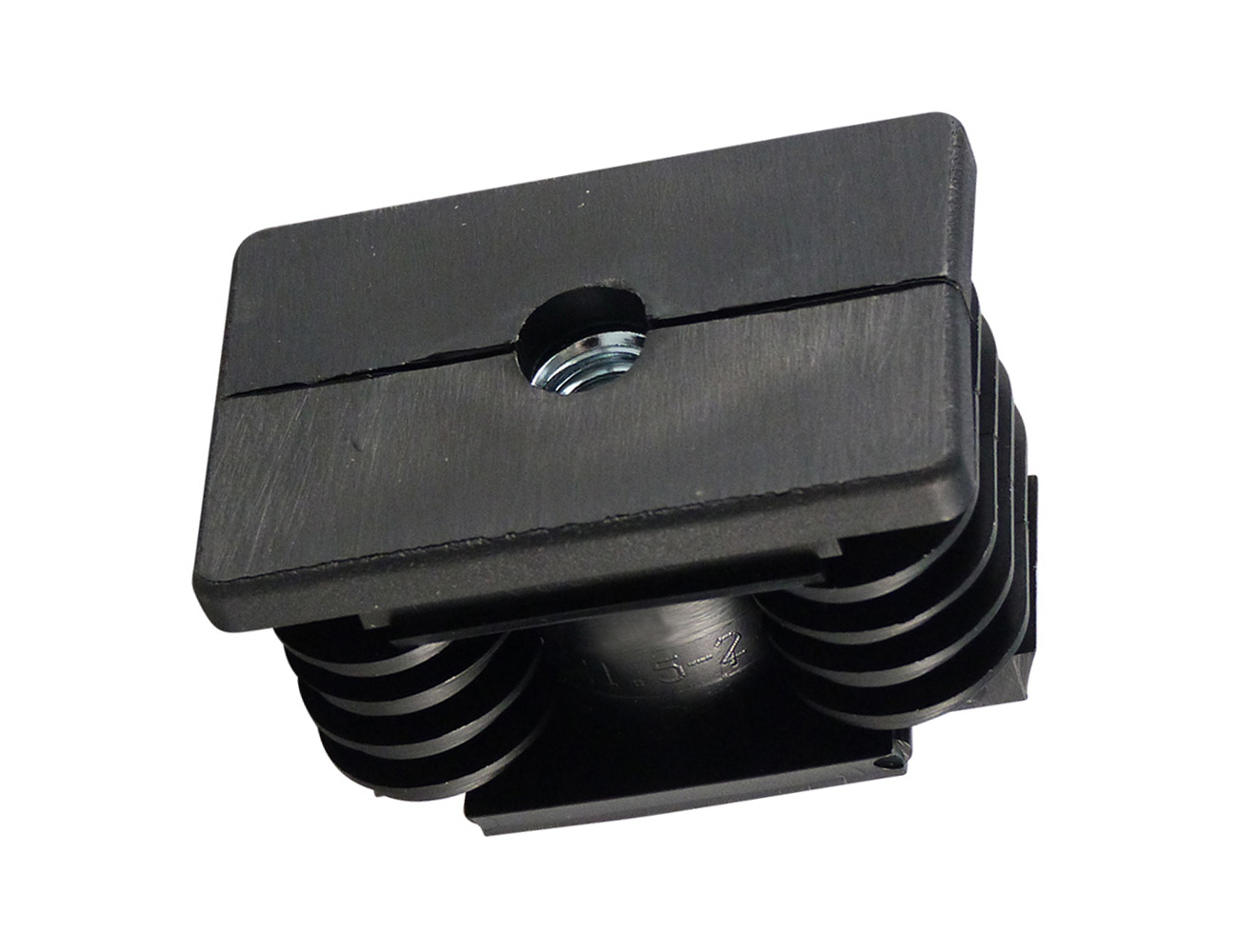 Split-body tube inserts (2-part) with separate nut - rectangular
