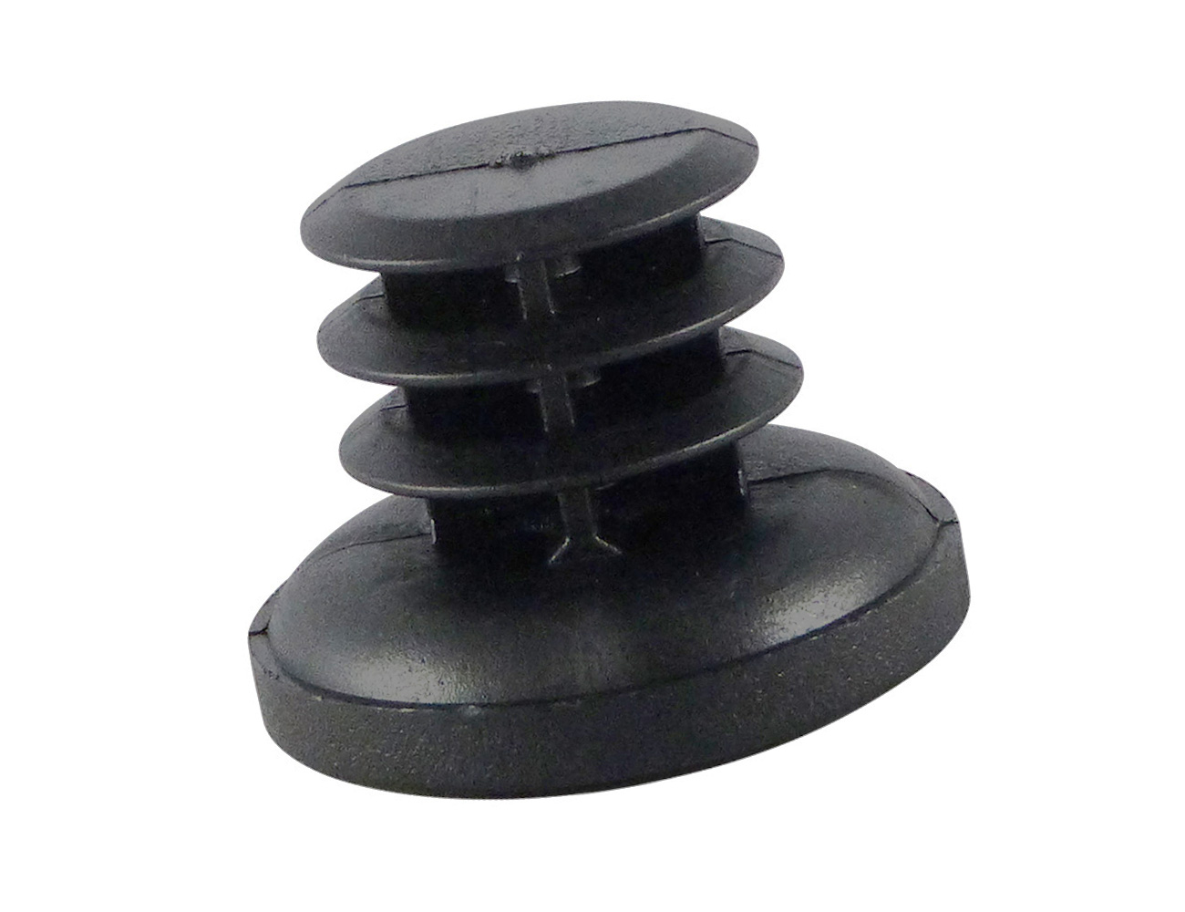 End cap inserts for round tube