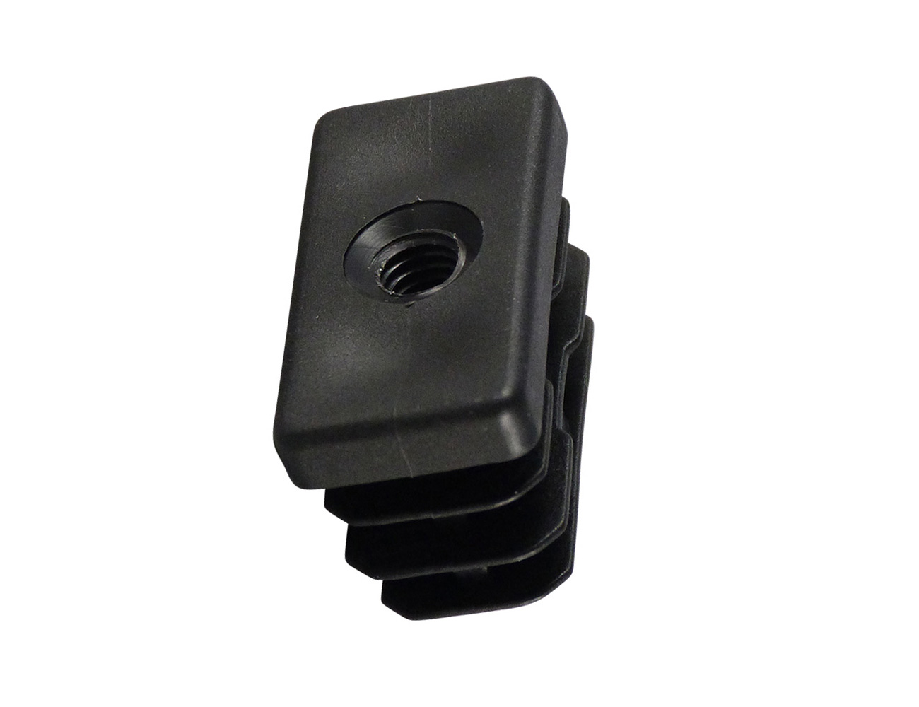 Tube inserts with plastic thread – rectangular tube
