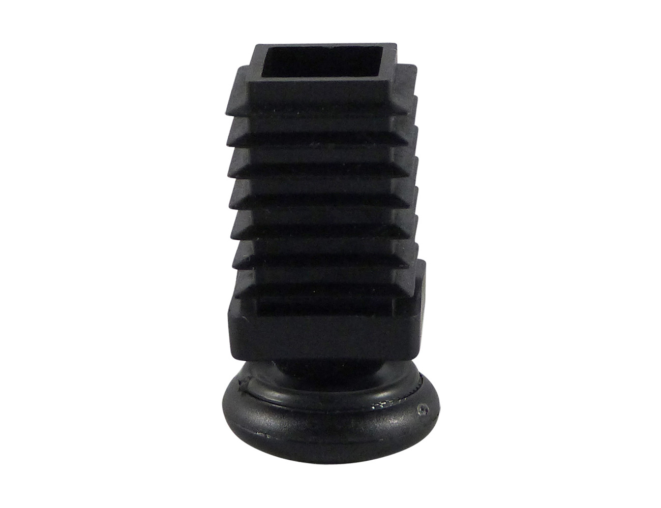 Tiltsert end caps with PA pad for square tube