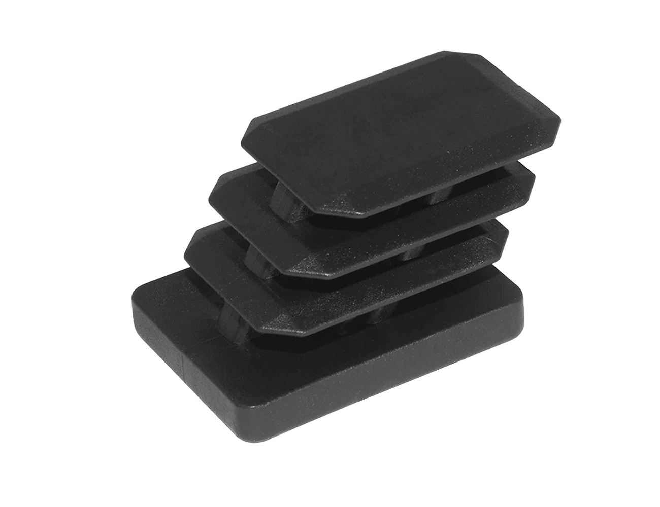 Rectangular angled tube inserts 15° to 30°