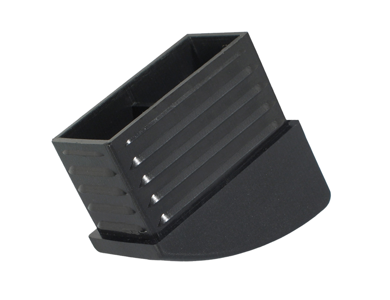 Inserts with angled bottom 50x25mm variable angle 20-36º - black