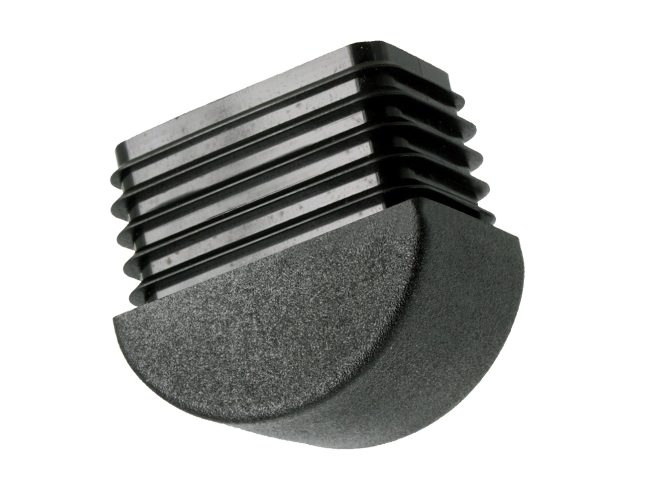 Insert with domed base 50 x 30 H22 black