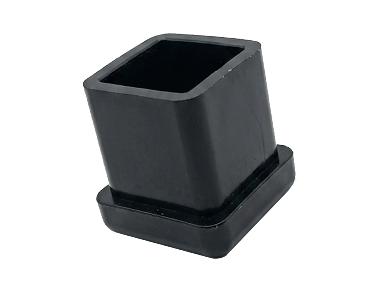 Square end cap inserts without ribbing
