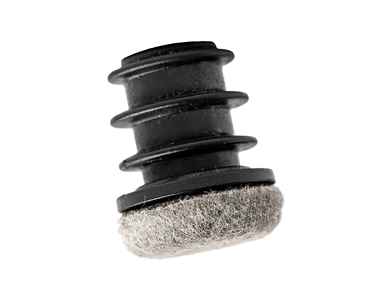 Tube inserts with cup-shaped felt head – angled up to 15°